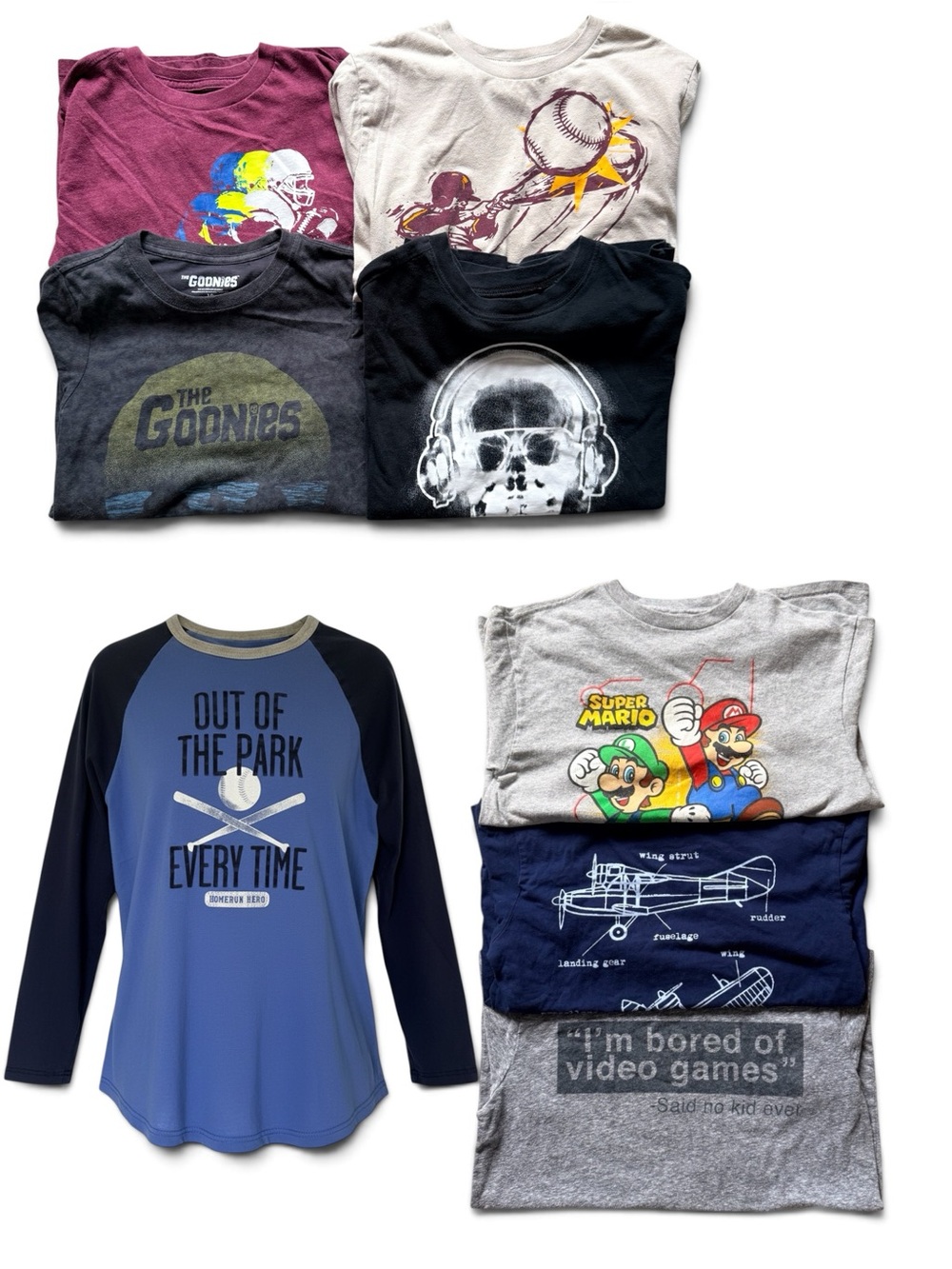 Boys Size 10/12 T-Shirt Lot 8 Pc Children’s Place & Crazy 8